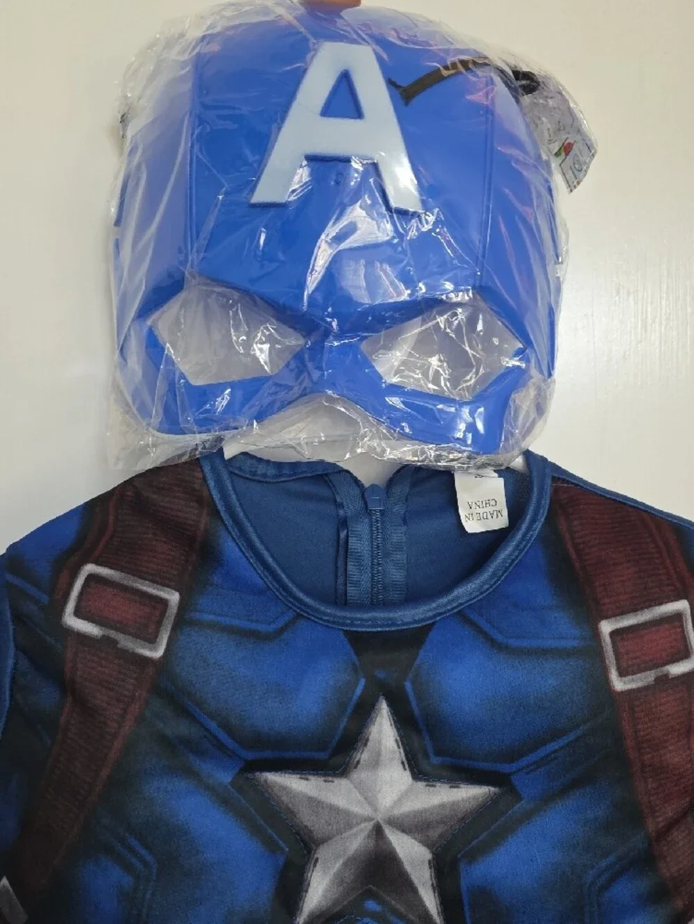 Marvel Captain America-Inspired Kids Costume with Mask